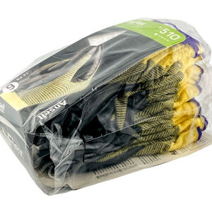 Ansell HyFlex Model 510 Work Gloves Cut Resistant Size 6 Latex Free 12 Pair Pack